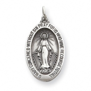 Picture of Sterling Silver Antiqued Miraculous Medal