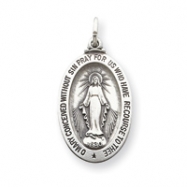 Picture of Sterling Silver Antiqued Miraculous Medal