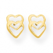 Picture of 14k Hearts Post Earrings