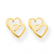 Picture of 14k Hearts Post Earrings