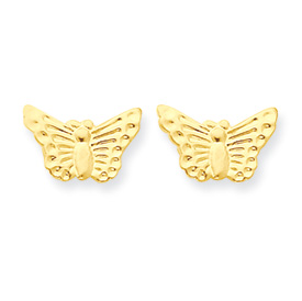 Picture of 14k Butterfly Post Earrings