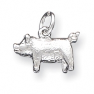 Picture of Sterling Silver Pig Charm