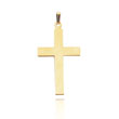 14K Yellow Gold Medium Engraveable Cross Pendant