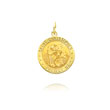 14K Yellow Gold Reversible US Air Force Saint Christopher Medal