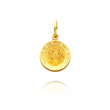 14K Yellow Gold Small Holy Trinity Medal