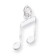 Sterling Silver Music Notes Charm