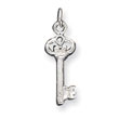 Sterling Silver Key Pendant