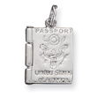 Sterling Silver Passport Charm