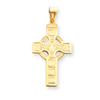 14K Gold Celtic Cross Pendant