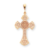 14K Gold Celtic Cross Pendant