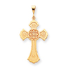 14K Gold Celtic Cross Pendant