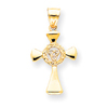 14K Gold Celtic Cross Pendant