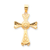 14K Gold Celtic Cross Pendant