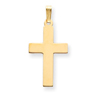 14K Gold Cross Charm