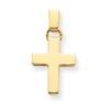 14K Gold  Hollow Cross Pendant