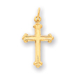 14K Gold Cross Charm