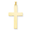 14K Gold Cross Charm