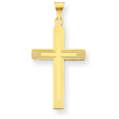 14K Gold Cross Charm