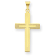 14K Gold Cross Charm