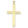 14K Gold Cross Pendant