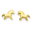 14K Gold Pony Ear