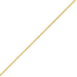 14K Yellow Gold 1.2mm Diamond-cut Spiga Chain