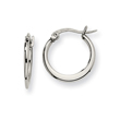 Stainless Steel 19mm Diameter Hoop Earrings