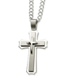 Stainless Steel Cross Pendant Necklace